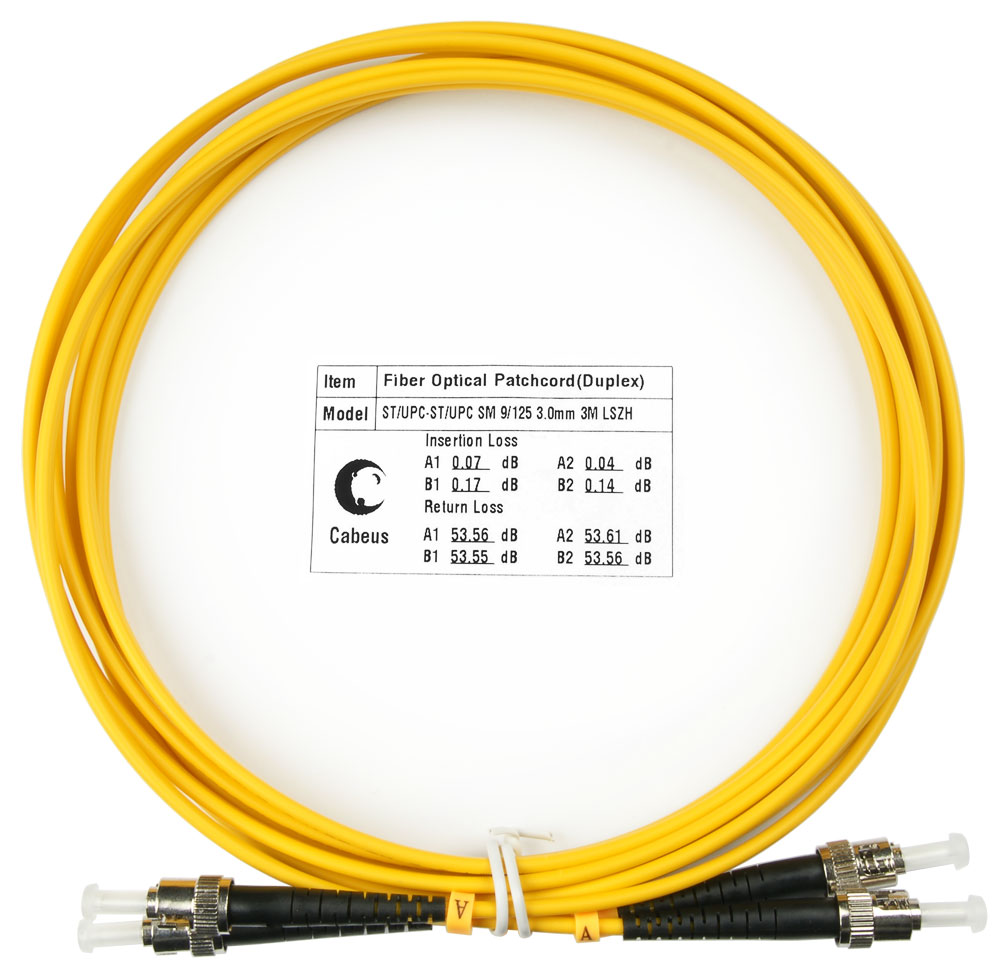 

Патч-корд оптический Cabeus FOP(d)-9-ST-ST-3m, ST/UPC-ST/UPC, одномодовый, 9/125, OS2, двойной, 3 м, LSZH, желтый (FOP(d)-9-ST-ST-3m), FOP(d)-9-ST-ST-3m