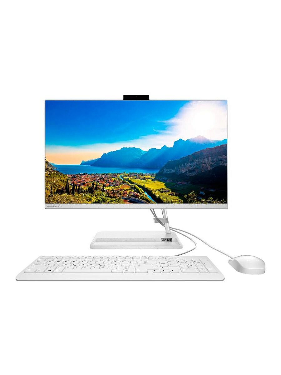 

Моноблок Lenovo IdeaCentre AIO 3 24ADA6 23.8" 1920x1080, AMD Ryzen 5 3500U 2.1 ГГц, 8Gb RAM, 256Gb SSD, AMD Radeon Graphics, WiFi, BT, Cam, без ОС, белый, клавиатура, мышь (F0FX0090LK), Черный, 24ADA6