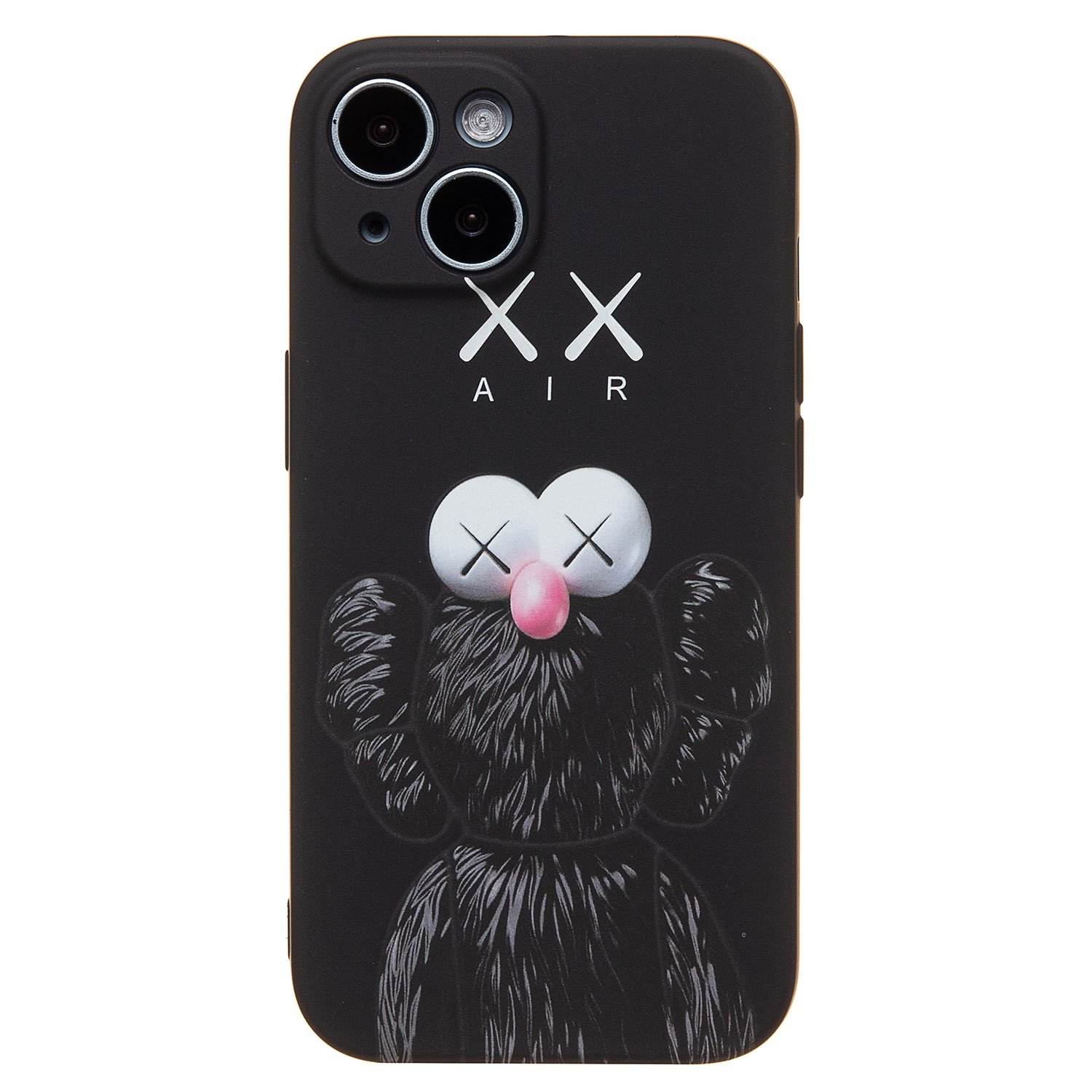 Чехол-накладка Luxo Creative для смартфона Apple iPhone 15, силикон, черный 088 (225838)