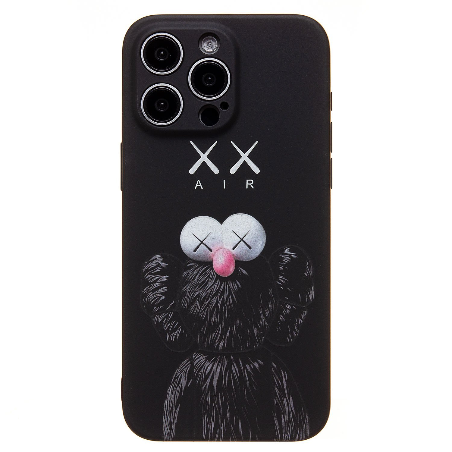 Чехол-накладка Luxo Creative для смартфона Apple iPhone 15 Pro, силикон, черный 088 (225860)