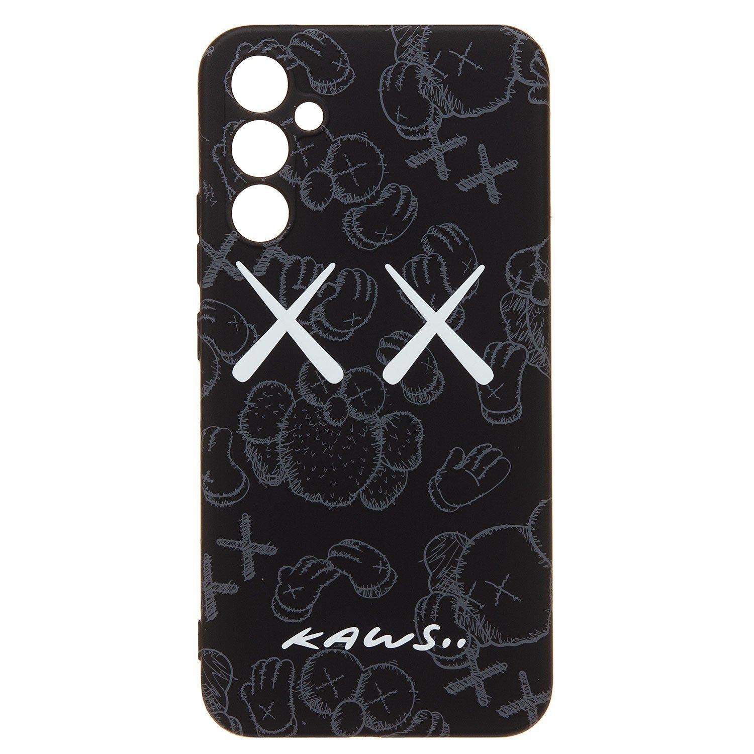 Чехол-накладка Luxo Creative для смартфона Samsung Galaxy A34, силикон, черный 089 (225905)