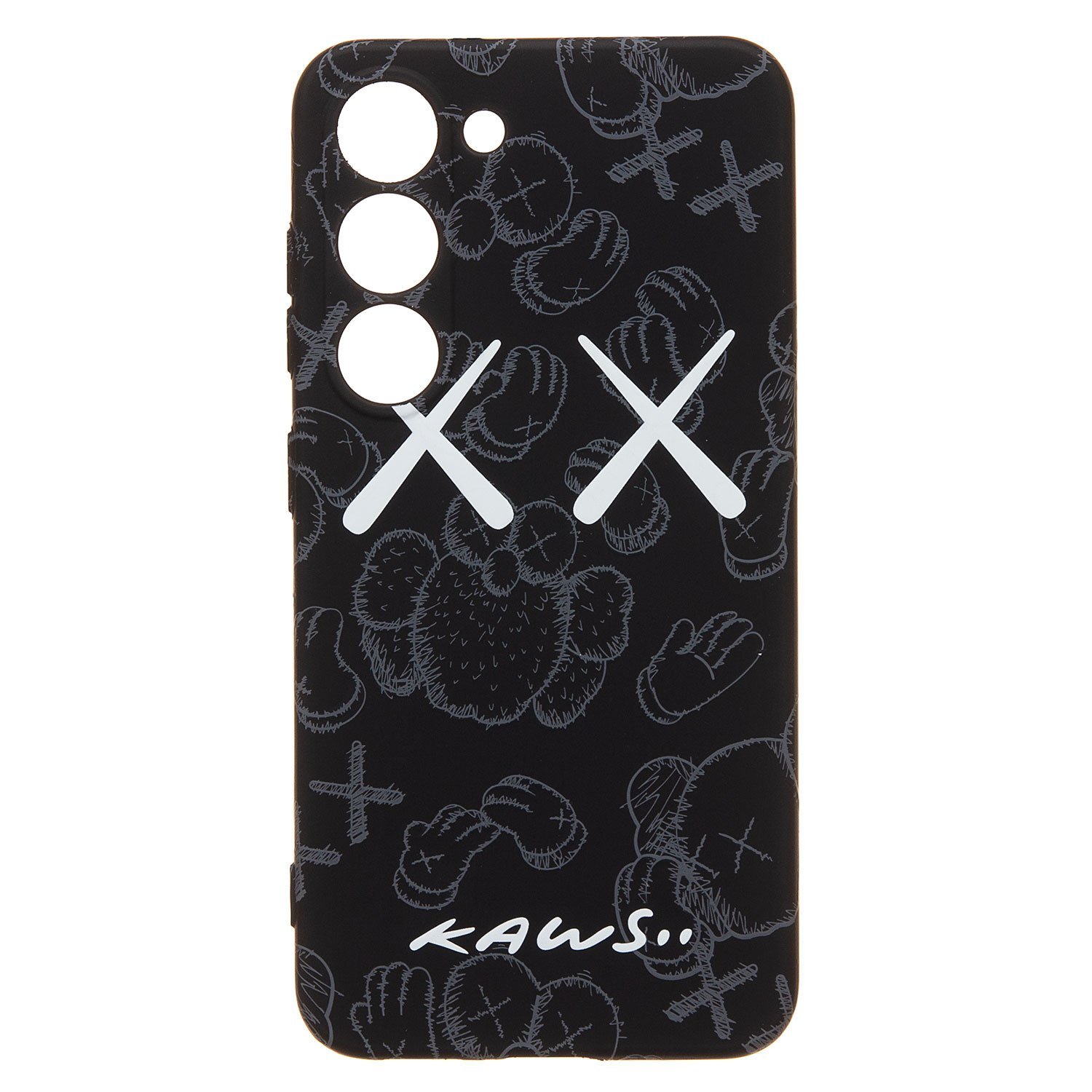 Чехол-накладка Luxo Creative для смартфона Samsung Galaxy S23, силикон, черный 089 (226015)