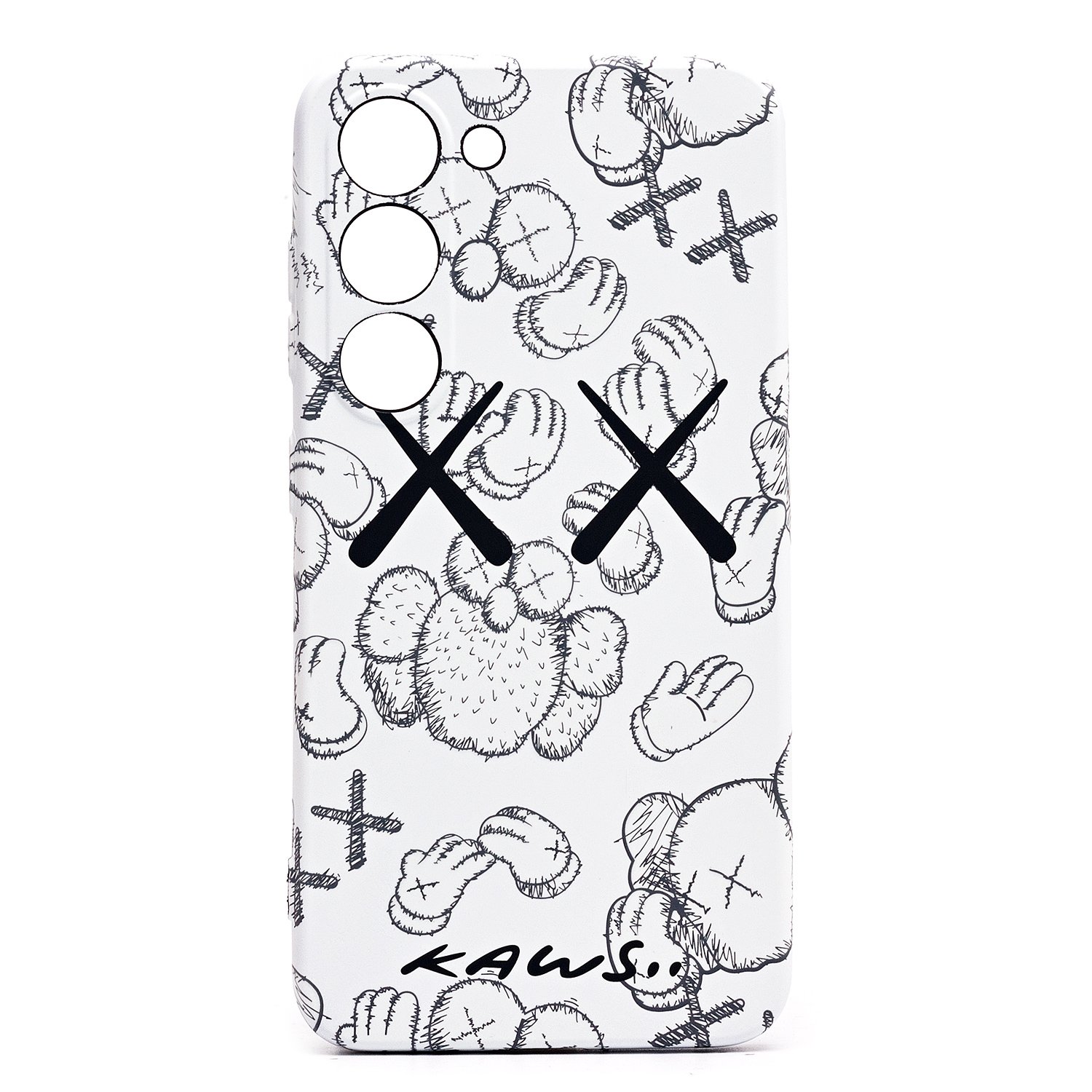 Чехол-накладка Luxo Creative для смартфона Samsung Galaxy S23, силикон, белый 090 (226016)