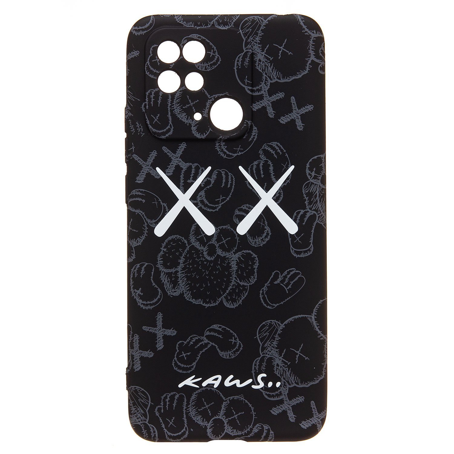 

Чехол-накладка Luxo Creative для смартфона Xiaomi Redmi 10C, силикон, черный 089 (226059)