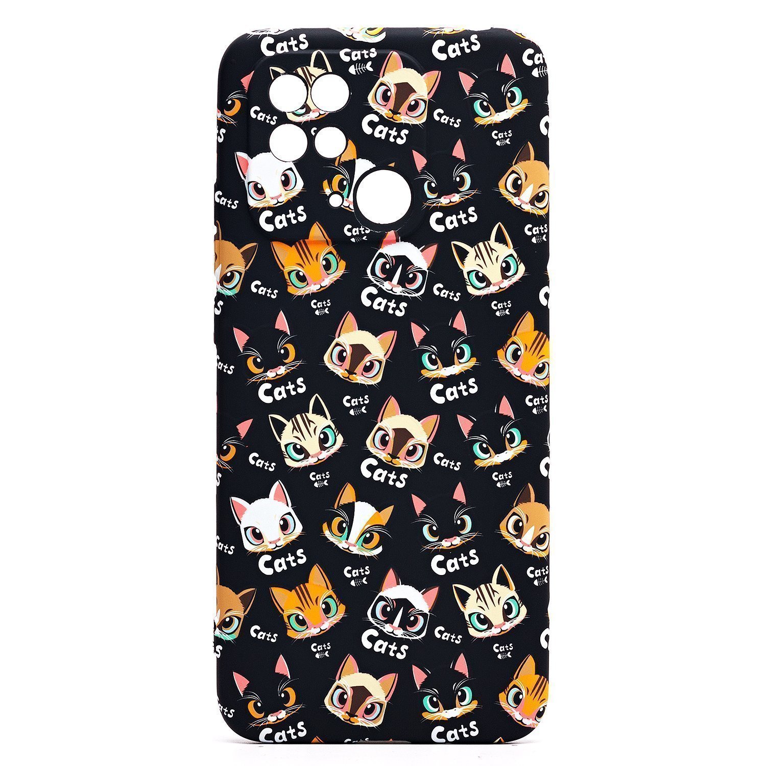 

Чехол-накладка Luxo Creative для смартфона Xiaomi Redmi 10C, силикон, черный 094 (226064)