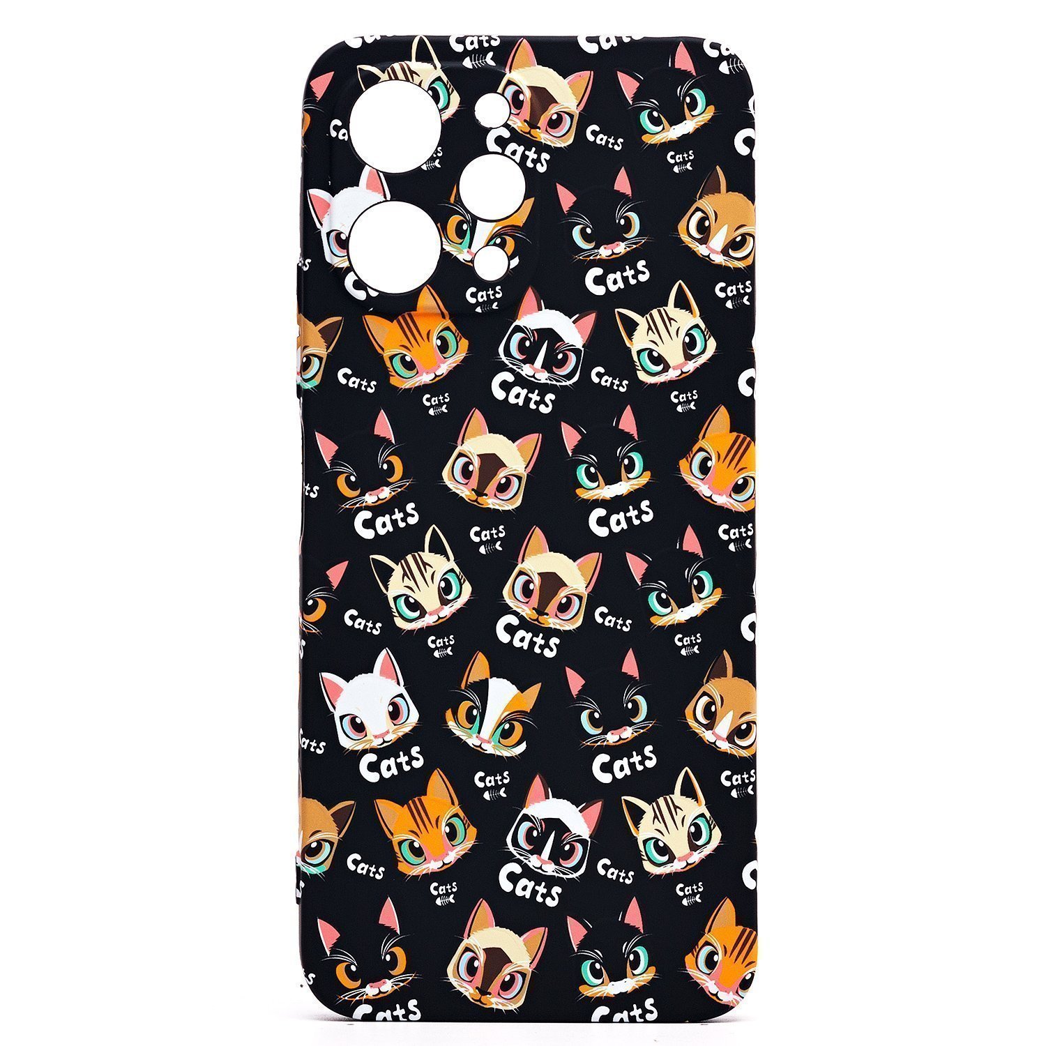 

Чехол-накладка Luxo Creative для смартфона Xiaomi Redmi 12 4G, силикон, черный 094 (226108)