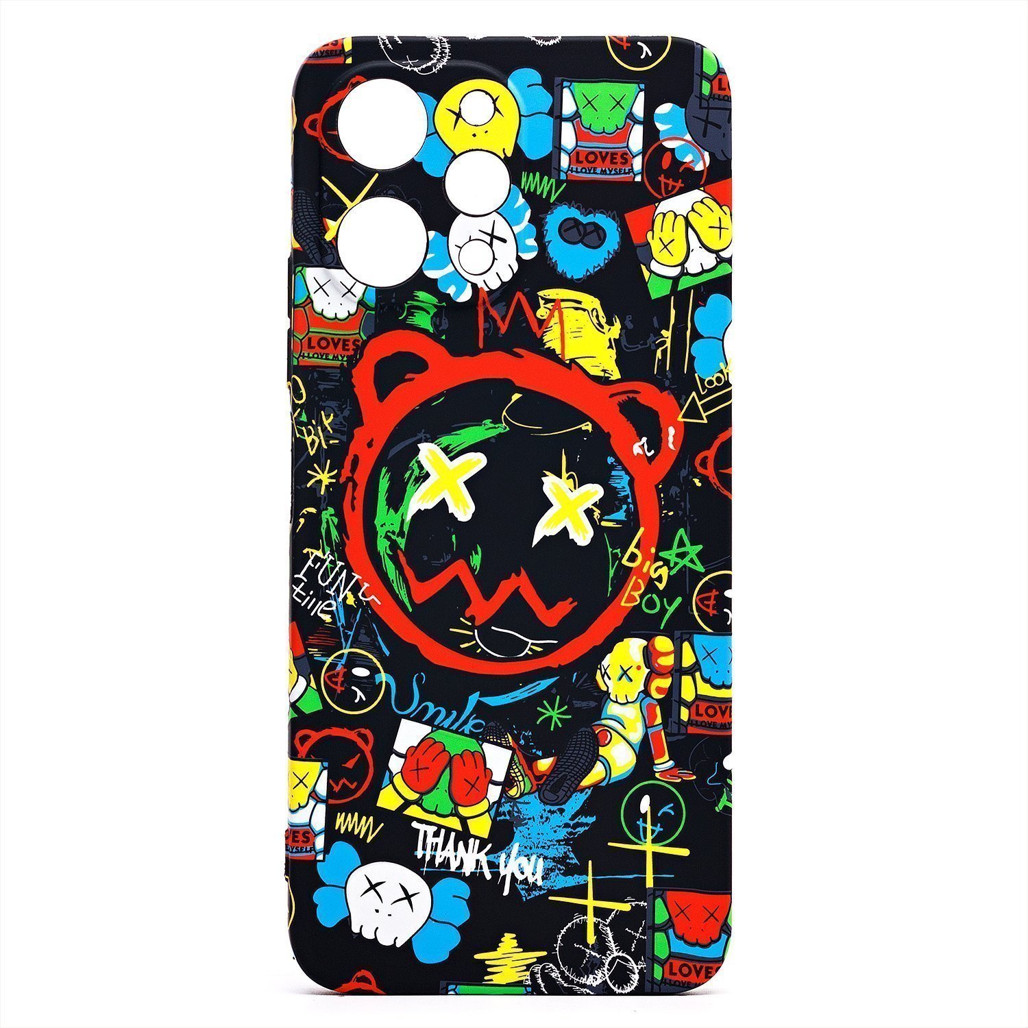 

Чехол-накладка Luxo Creative для смартфона Xiaomi Redmi 12 4G, силикон, черный 105 (226119)