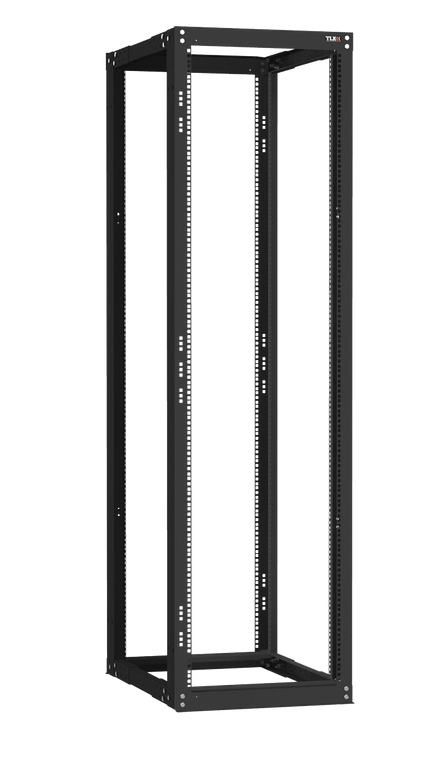 Стойка 42U, двухрамная, 550x1000 мм, черный, разборный (1 место), TLK (TRK-425510-R-BK)