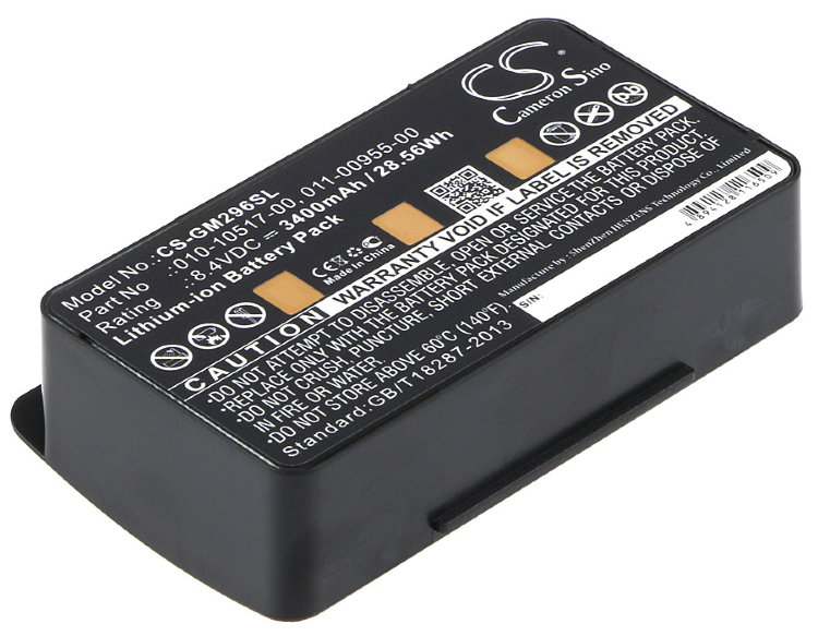 

Аккумулятор Cameron Sino CS-GM296SL, 8.4V, 3.4 А·ч, Li-Ion для навигатора Garmin, CS-GM296SL
