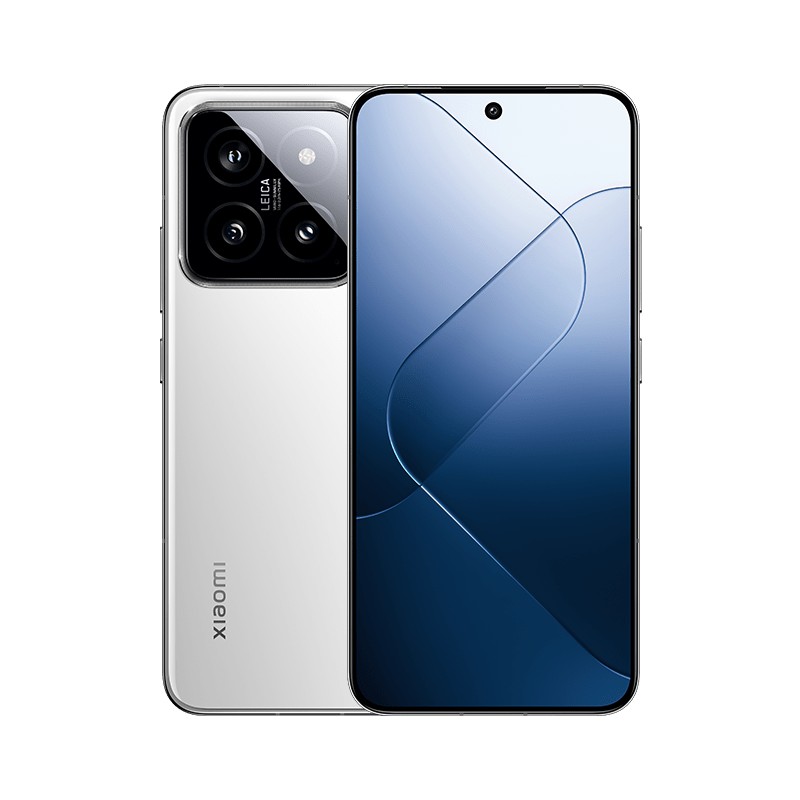 

Смартфон Xiaomi 14, 6.36" 2670x1200 AMOLED, Qualcomm Snapdragon 8 Gen 3, 12Gb RAM, 512Gb, 3G/4G/5G, NFC, Wi-Fi, BT, 3xCam, 2-Sim, 4.61 А·ч, USB Type-C, Android 14, белый (23127PN0CG/53024), 14