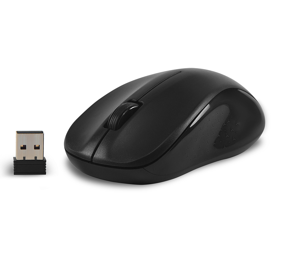 

Мышь беспроводная CBR CM 410, 1000dpi, оптическая светодиодная, USB, черный (CM 410 Black), CM 410