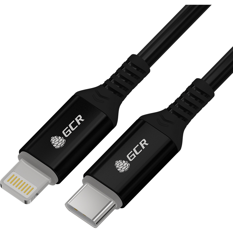 

Кабель USB-Lightning 8-pin, MFi, быстрая зарядка, 18 Вт, 2 м, черный, Greenconnect GCR-IPPD5 (GCR-53746), GCR-IPPD5