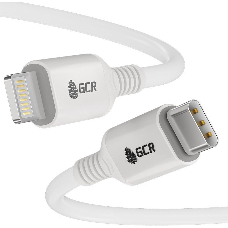 

Кабель USB-Lightning 8-pin, MFi, быстрая зарядка, 18 Вт, 3 м, белый, Greenconnect GCR-IPPD5 (GCR-53756), GCR-IPPD5
