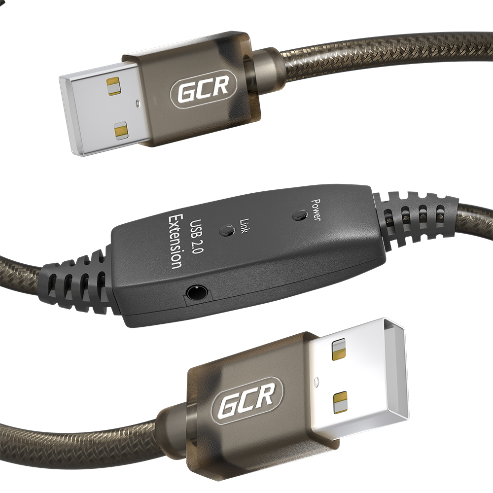 

Кабель USB(Am)-USB(Am), экранированный, 15 м, черный, Greenconnect GCR-AMa5 (GCR-53789), GCR-AMa5