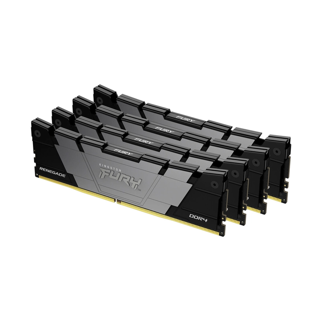 

Комплект памяти DDR4 DIMM 128Gb (4x32Gb), 3600MHz, CL18, 1.35V, Kingston, FURY Renegade Black (KF436C18RB2K4/128) Retail, KF436C18RB2K4/128