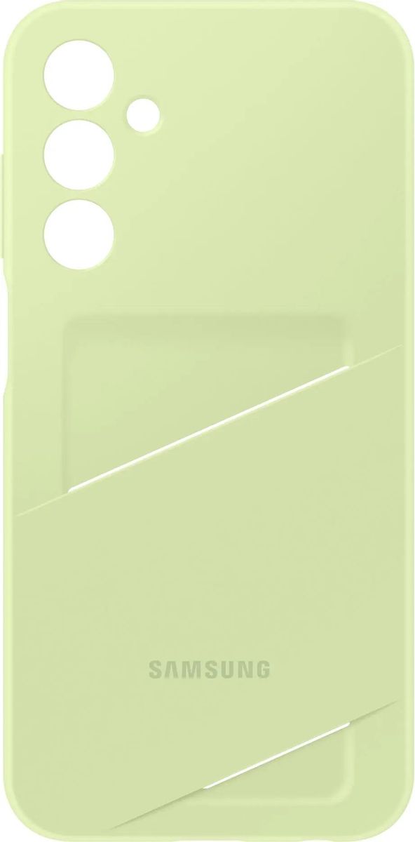 

Чехол-накладка Samsung Card Slot Case для смартфона Samsung Galaxy A25, TPU, лайм (EF-OA256TMEGRU)