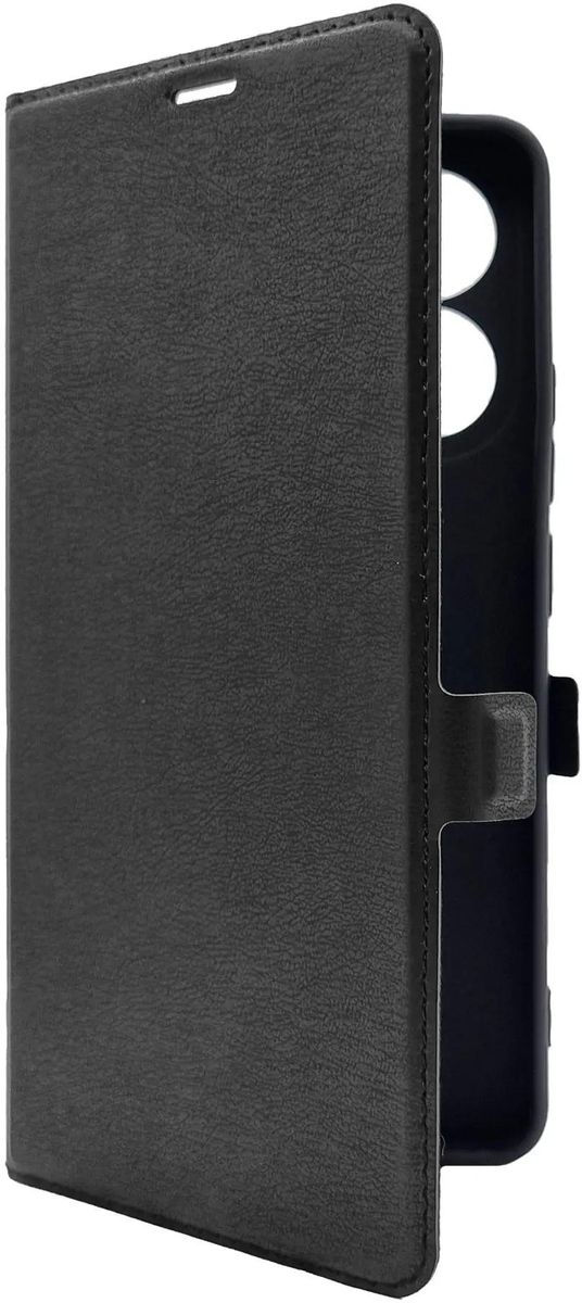 Чехол-книжка BoraSCO для смартфона Xiaomi Redmi Note 13 4G, черный