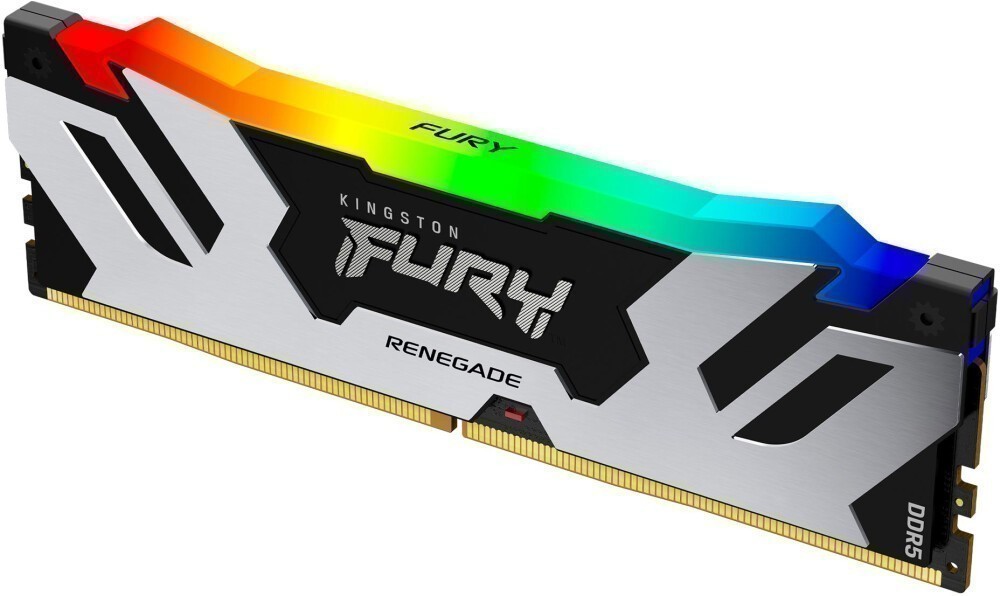 Память DDR5 DIMM 16Gb, 8000MHz, CL38, 1.45V, Kingston, FURY Renegade RGB (KF580C38RSA-16) Retail