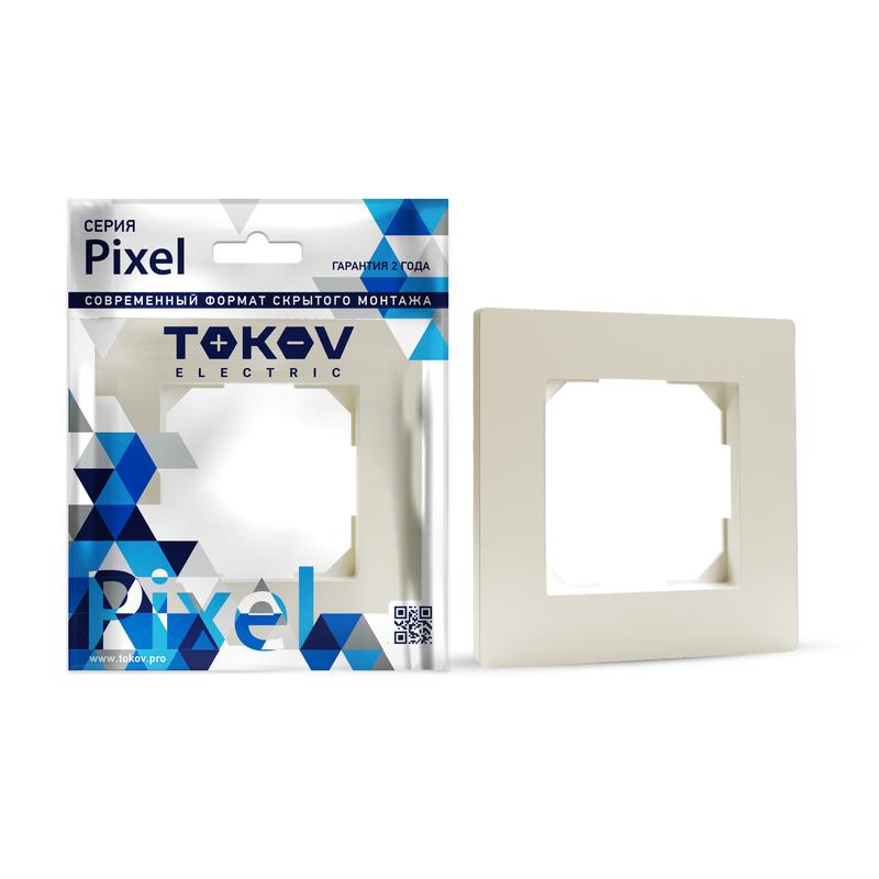 

Рамка TOKOV ELECTRIC Pixel, 1-пост, бежевый (TKE-PX-RM1-C02)