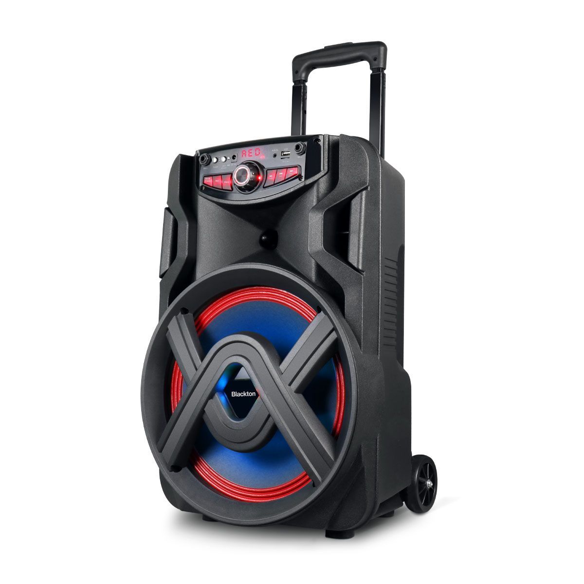 

Портативная акустика Blackton PBS2112, 40 Вт, FM, AUX, USB, microSD, Bluetooth, подсветка, черный, PBS2112