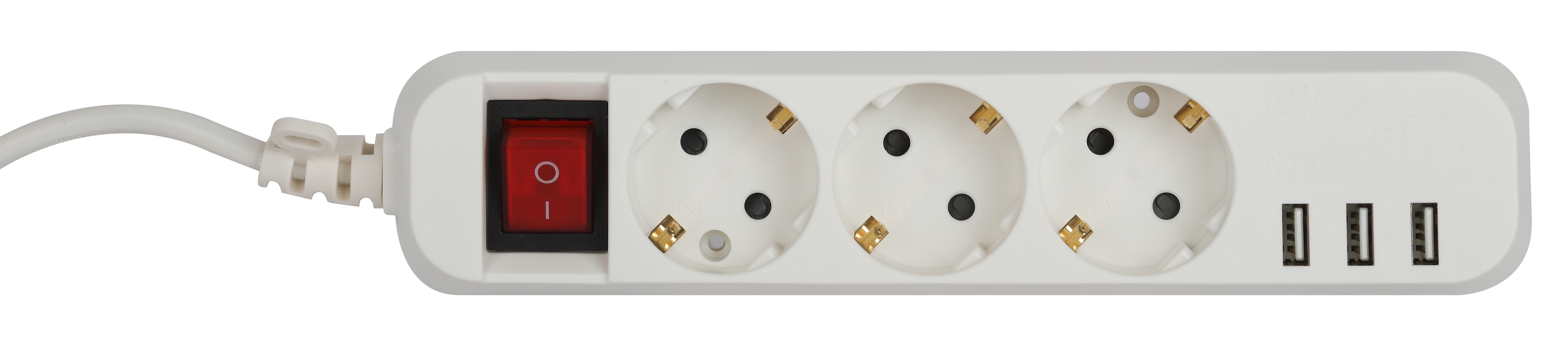 

Удлинитель Эра U-3es-5m-USB, 3-розетки, 5 м, белый (Б0052899), U-3es-5m-USB