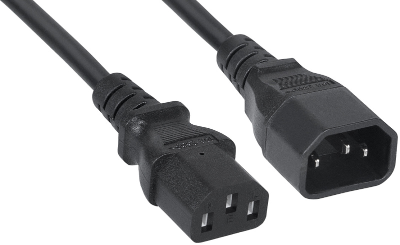 

Кабель питания IEC-320-C13-IEC-320-C14, 10А, 3 м, черный Fillum (FL-PC-C13/C14-C-3.0-BK)