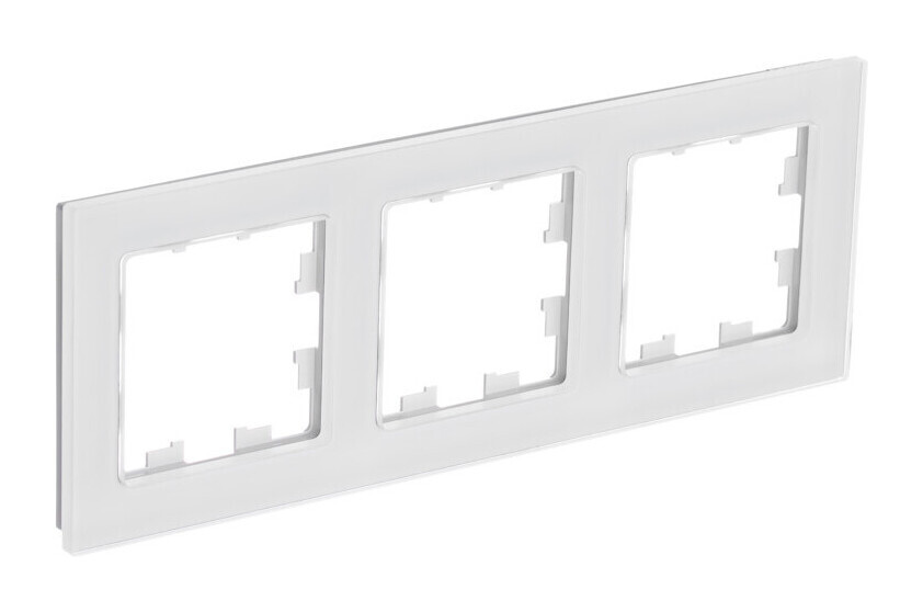 Рамка Systeme Electric AtlasDesign Nature, 3-поста, белый