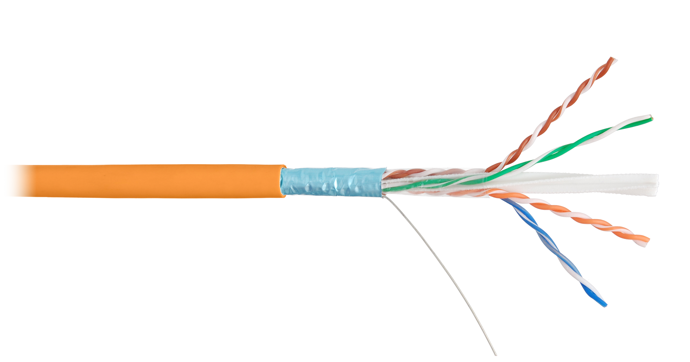 Длина сети витая пара. Кабель FTP 4 PR 23 AWG Cat 6. Кабель Ethernet NIKOMAX NKL 4600b-BK. NETLAN EC-uu004-5e-pe-BK. NIKOLAN NKL 4200c-or кабель.