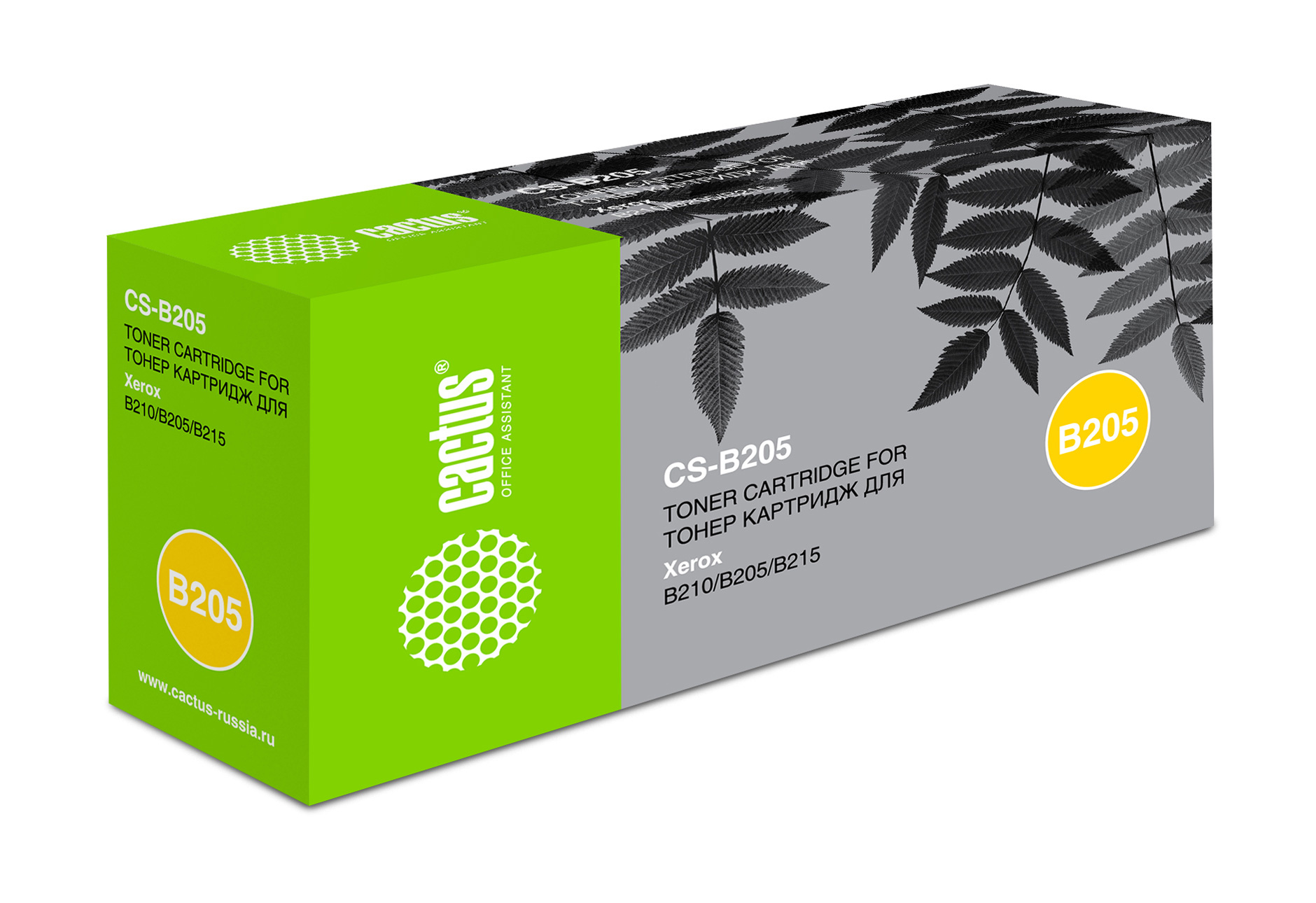 

Картридж лазерный Cactus CS-B205 (106R04348), черный, 3000 страниц, совместимый для Xerox B205/210/215