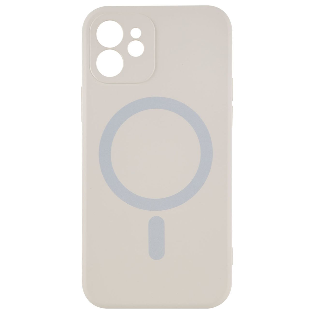 

Чехол-накладка Barn&Hollis MagSafe для смартфона Apple iPhone 12, TPU, бежевый
