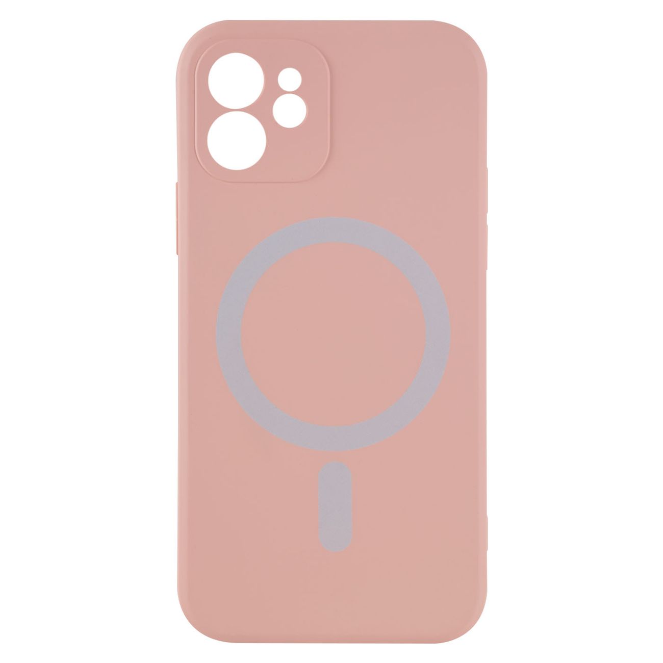 

Чехол-накладка Barn&Hollis MagSafe для смартфона Apple iPhone 12, TPU, персиковый