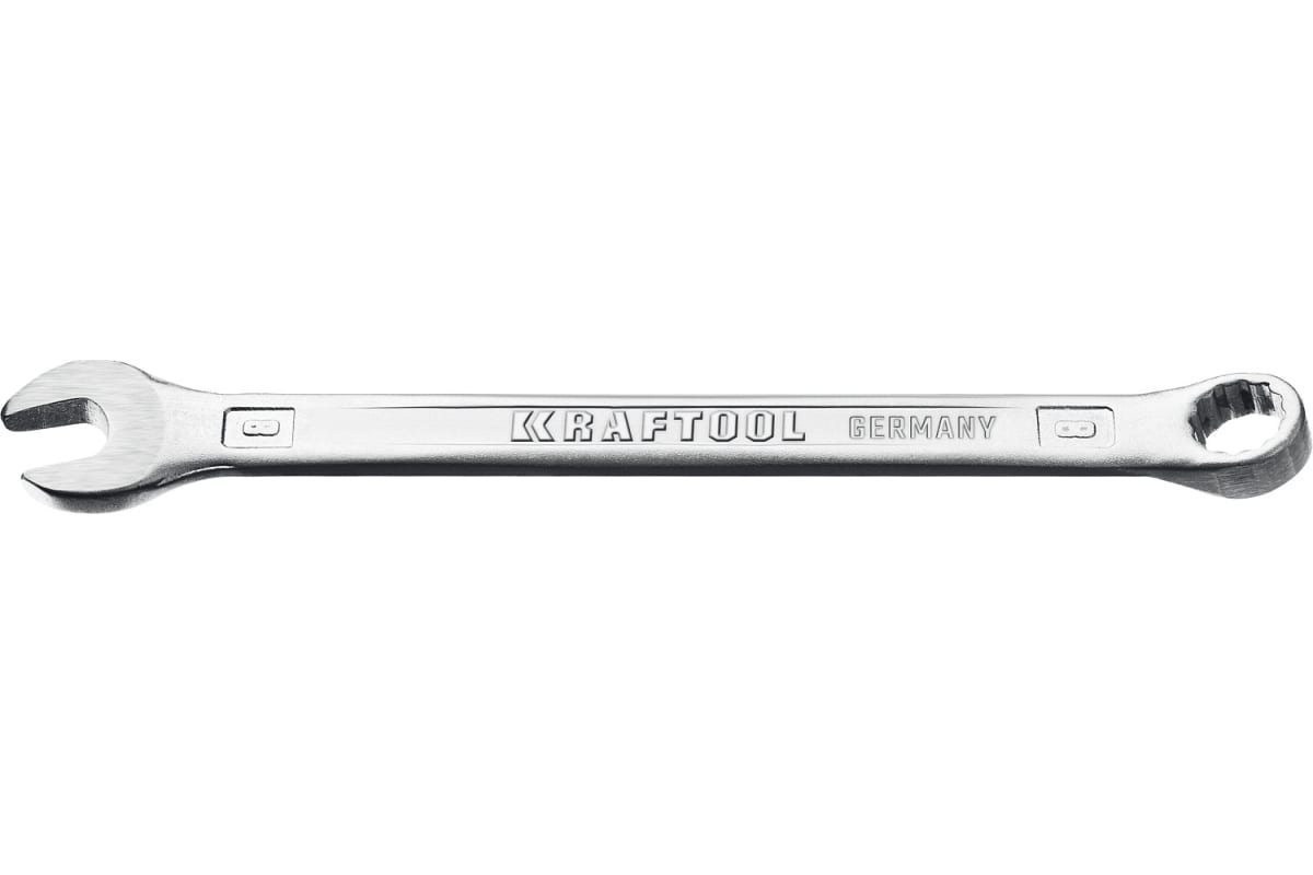 Ключ гаечный комбинированный 8x8 мм, CrV, KRAFTOOL 27079-08 (27079-08_z01)
