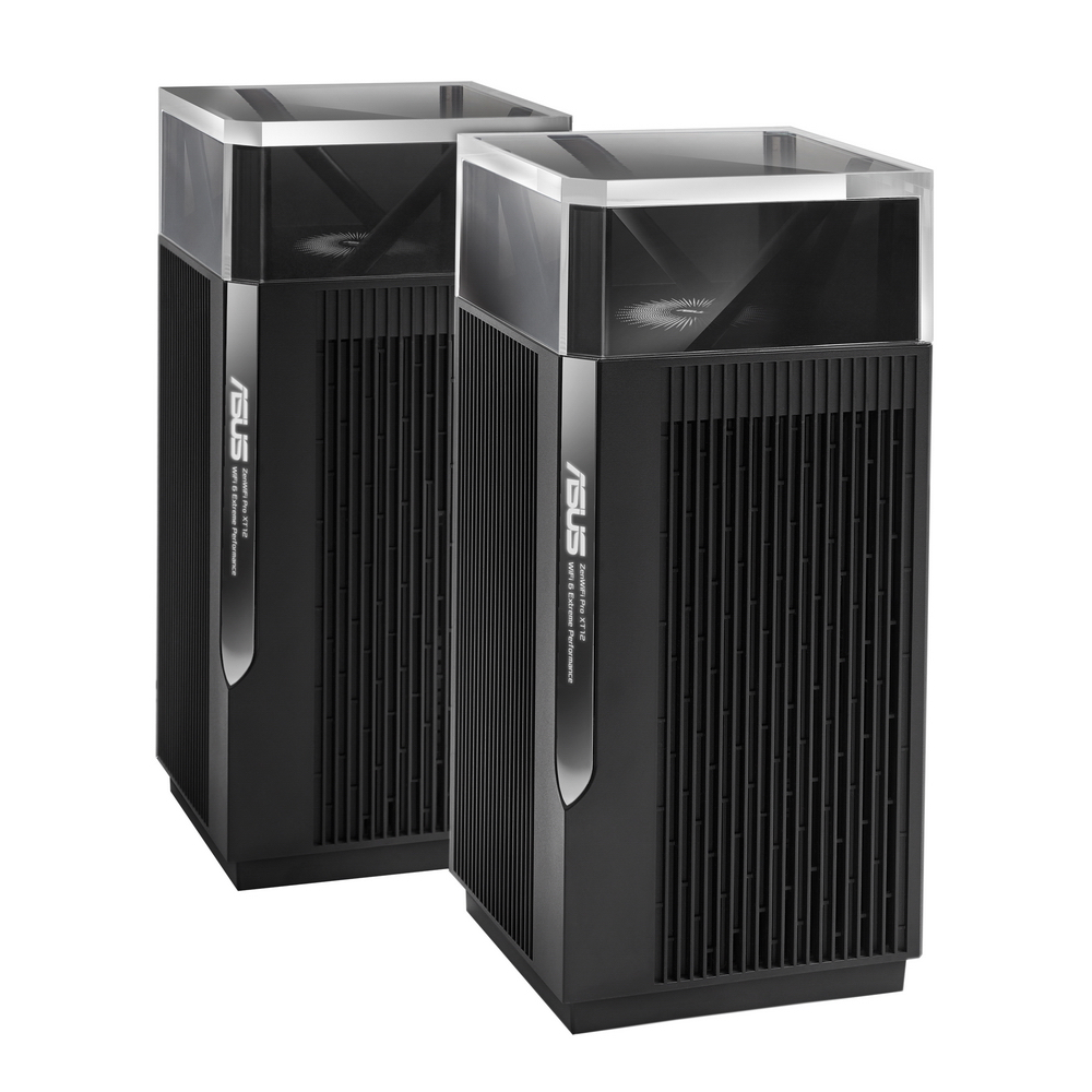 

Mesh система ASUS ZenWiFi XT12 (B-2-PK), 802.11a/b/g/n/ac/ax, 2.4/5ГГц, до 10756 Мбит/с, LAN 2x1Гбит/с, WAN 2x2.5 Гбит/с, внутренних антенн: 10, комплект 2 (90IG06U0-MO3A40), ZenWiFi XT12 (B-2-PK)