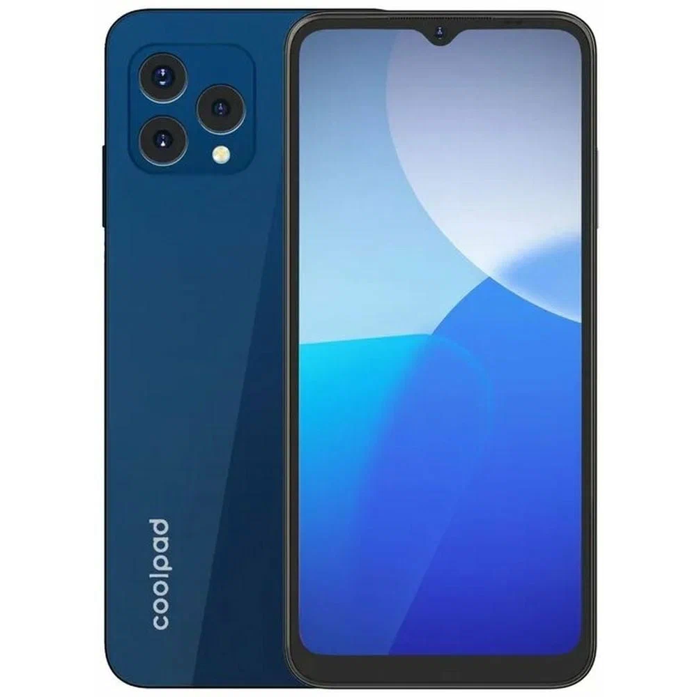 

Смартфон COOLPAD CP12, 6.52" 720x1600 IPS, Unisoc SC9863A, 4Gb RAM, 128Gb, 3G/4G, Wi-Fi, BT, 2xCam, 2-Sim, 4500 мА⋅ч, USB Type-C, Android 13, синий (A10400064), CP12