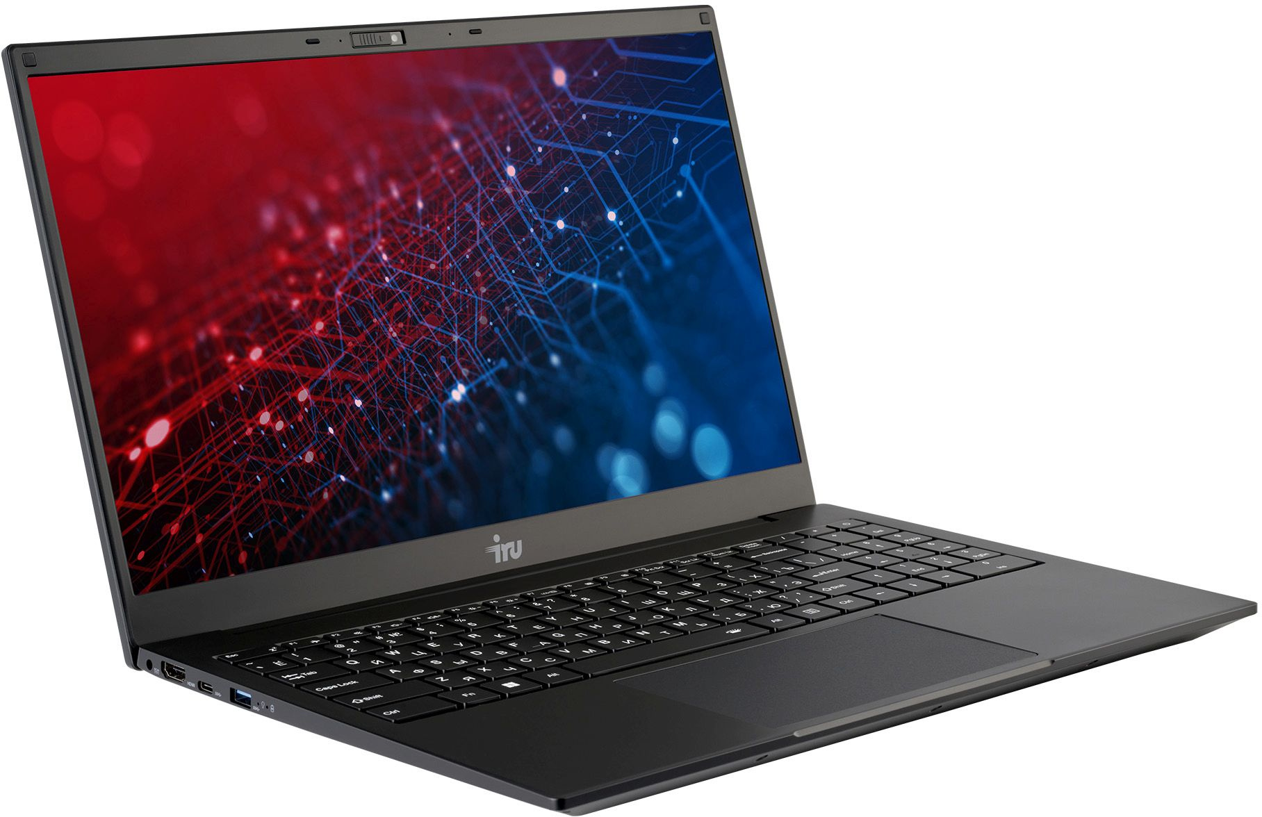 

Ноутбук IRU Калибр 15PH 15.6" IPS 1920x1080, AMD Ryzen 5 5500U 2.1 ГГц, 8Gb RAM, 256Gb SSD, W11Pro, черный (1981413), 15PH