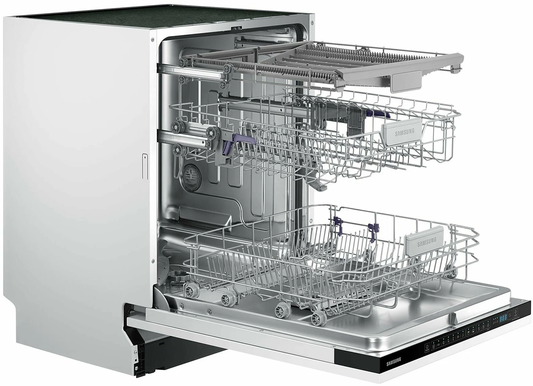 Посудомоечная машина встраиваемая Samsung DW60M6050BB/WT, белый, 1262337  купить по цене 67900 руб в Барнауле в интернет-магазине e2e4