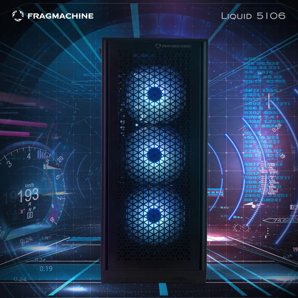 

Системный блок FragMachine Liquid 5106, Intel Core i5 12400F 2.5 ГГц, 16Gb RAM, 1Tb SSD, NVIDIA GeForce RTX 4060Ti 8Gb, без ОС, черный (L5124R4060T), Liquid 5106
