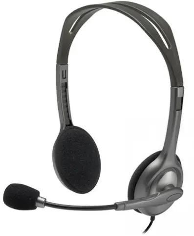 Проводная гарнитура Logitech H111 , Jack 3.5 мм., черный (981-000588)
