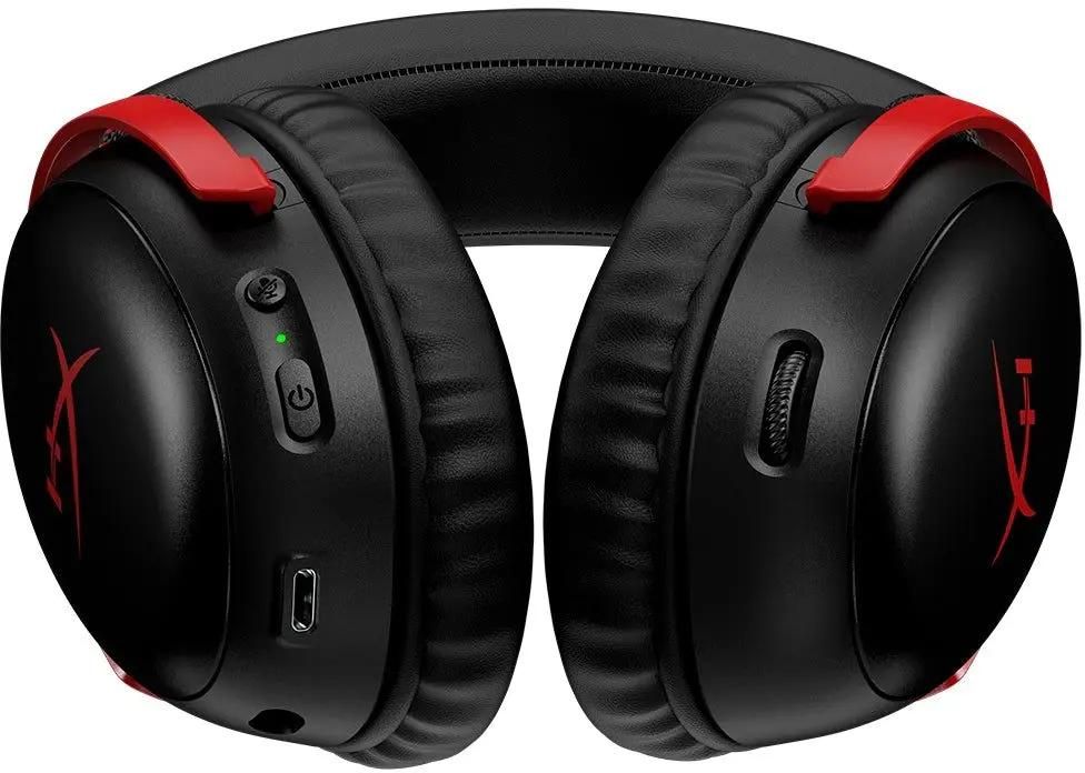 Беспроводная гарнитура HyperX Cloud III, черный/красный (77Z46AA