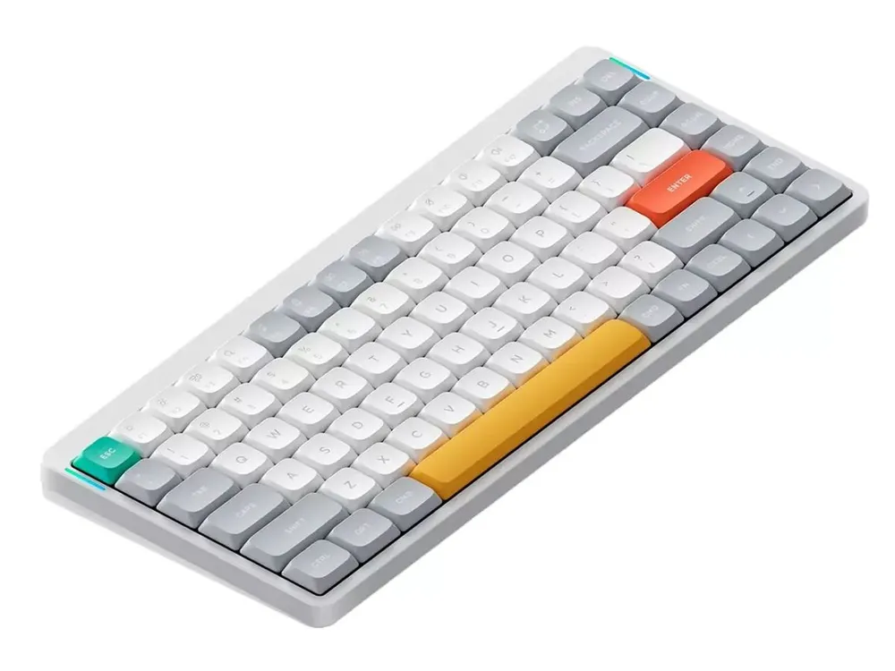 

Клавиатура проводная/беспроводная Nuphy AIR75 V2, механическая, Gateron 2.0 Aloe Switch LP, подсветка, Bluetooth/Радиоканал/USB, белый (AIR75v2-IW-21), AIR75 V2