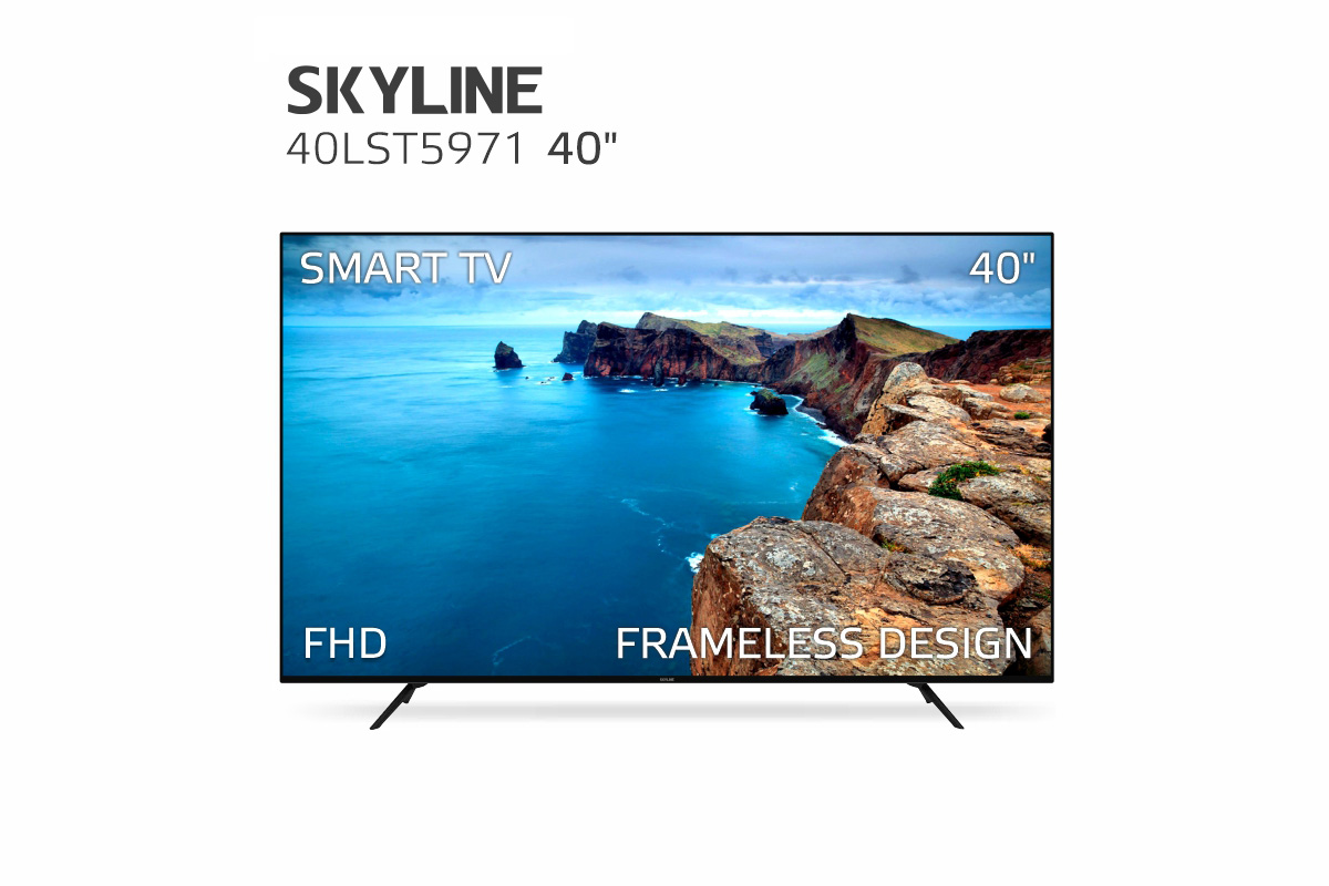 

Телевизор 40" Skyline 40LST5971, 1920x1080, DVB-T /T2 /C, HDMIx3, USBx2, WiFi, Smart TV, черный (40LST5971), 40LST5971