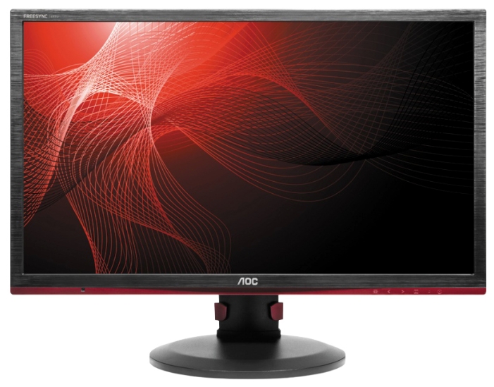 

Монитор AOC G2460PF TN, 1920x1080 (16:9), 350кд/м2, 144 Гц, 1мс, FreeSync, VGA, DVI, HDMI, DisplayPort, USB-Hub, черный/красный, G2460PF