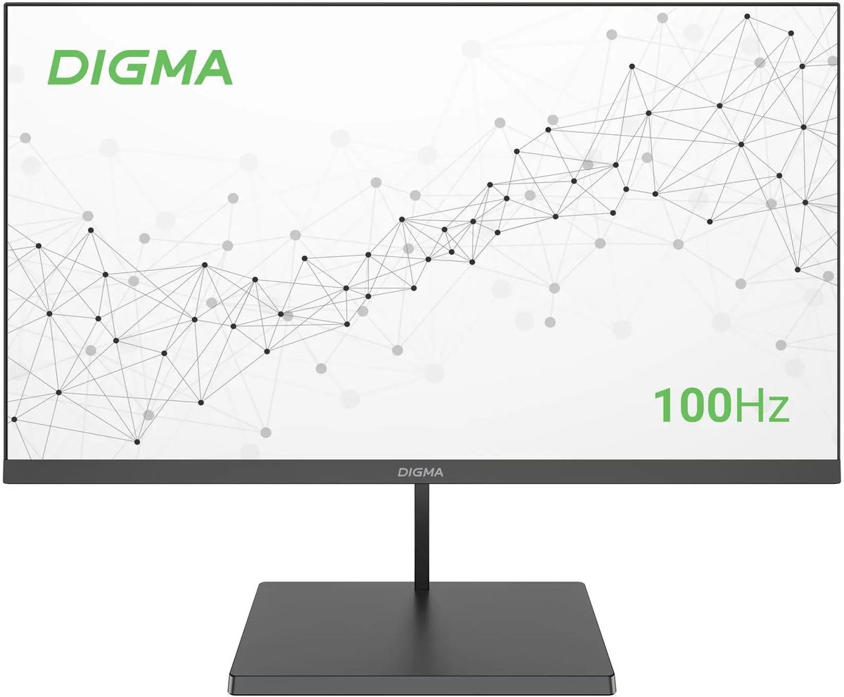 

Монитор 23.8" Digma Progress 24A501F VA, 1920x1080 (16:9), 250кд/м2, 100 Гц, 5 мс, 178°/178°, VGA, HDMI, черный (DM24VB02), 24A501F