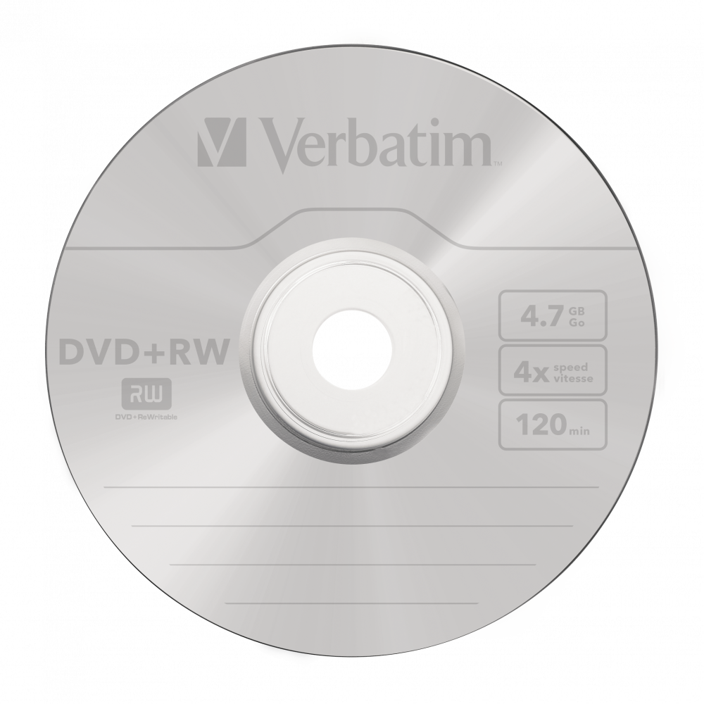 Диск Verbatim DVD+RW 4.7Gb, 4x, коробка (5 шт)