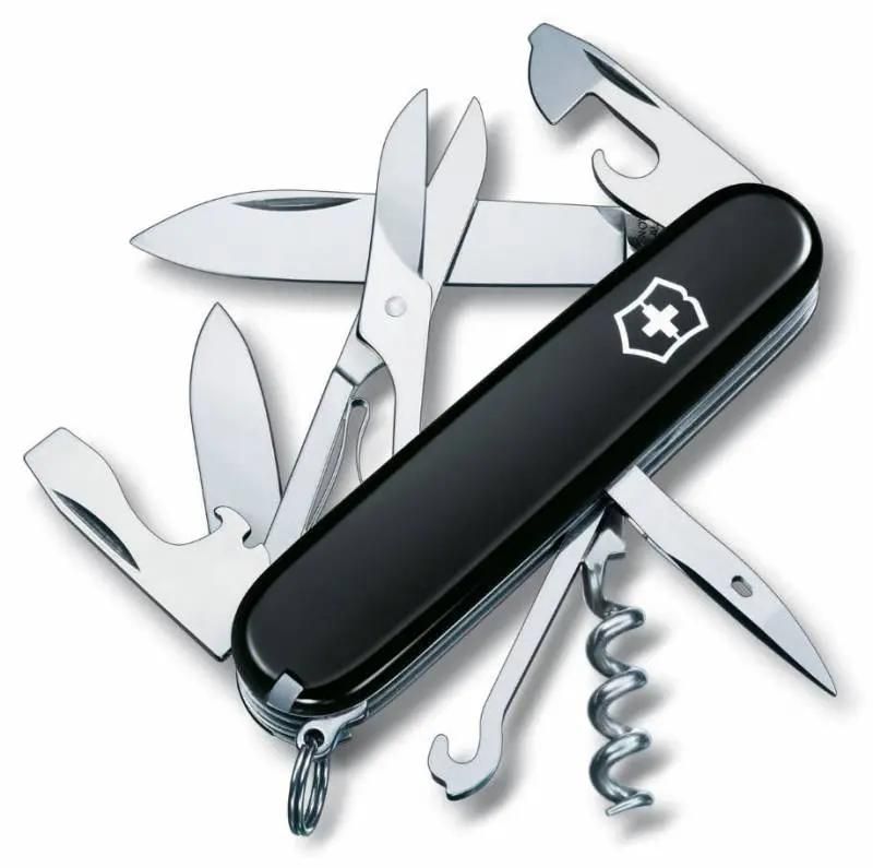 

Нож перочинный 14 в 1, черный, VICTORINOX Climber (1.3703.3), Climber