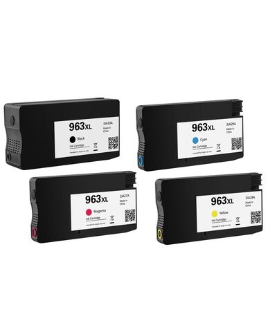 Комплект картриджей T2 IC-H963XL_MP, совместимый, черный, голубой, пурпурный, желтый, для OJ Pro 9010/OJ Pro 9013/OJ Pro 9020/OJ Pro 9023