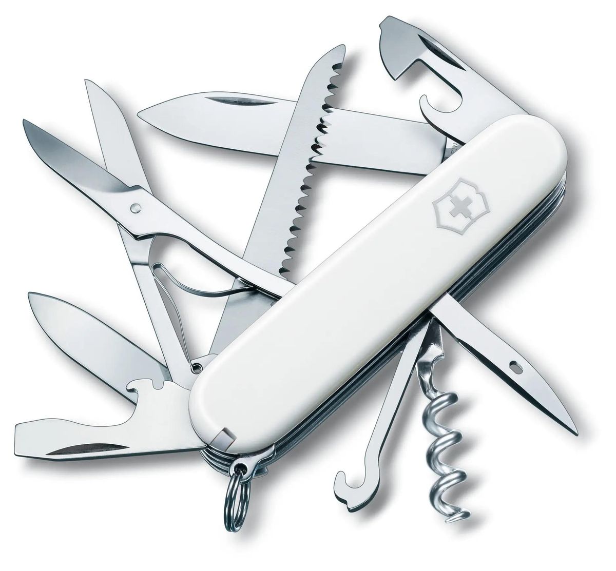 

Нож перочинный 14 в 1, белый, VICTORINOX Huntsman (1.3713.7), Huntsman