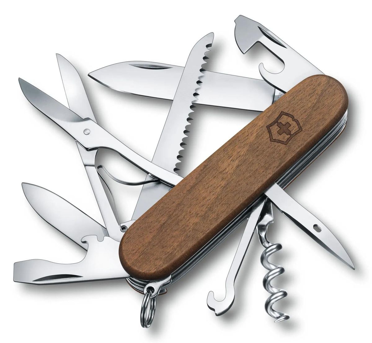 Нож перочинный 13 в 1, Коричневый, VICTORINOX Huntsman (1.3711.63)