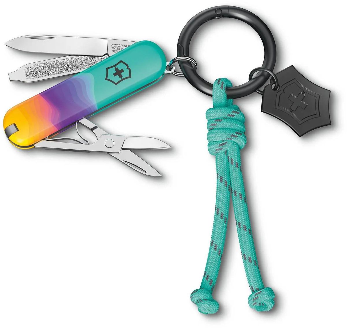 

Нож перочинный 7 в 1, бирюзовый, VICTORINOX Classic SD (0.6223.E222), Classic SD