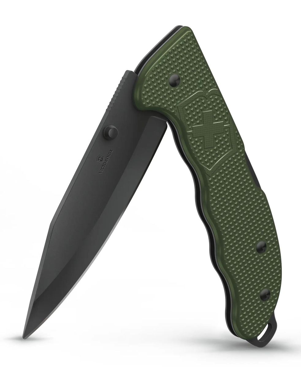 Нож перочинный 4 в 1, оливковый, VICTORINOX Evoke BSH Alox (0.9425.DS24)